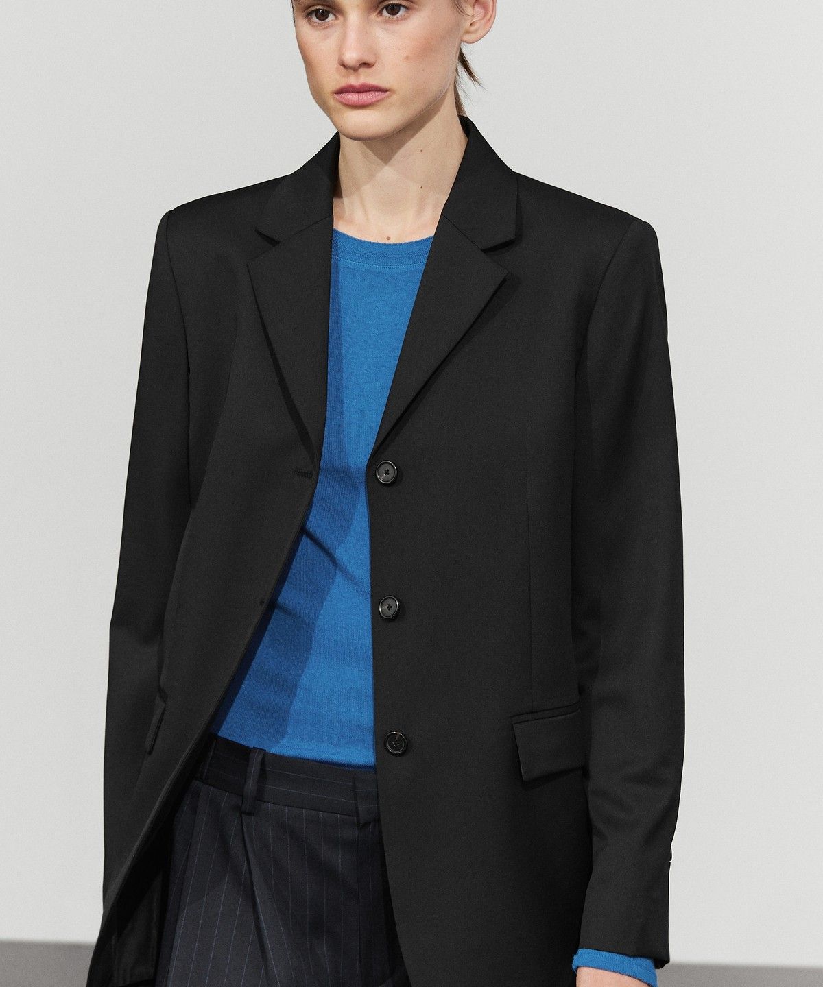 마시모두띠(MASSIMO DUTTI) 100% 쿨 울 블레이저