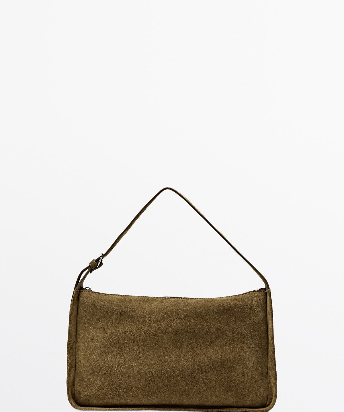 마시모두띠(MASSIMO DUTTI) 스플릿 스웨이드 레더 크로스백