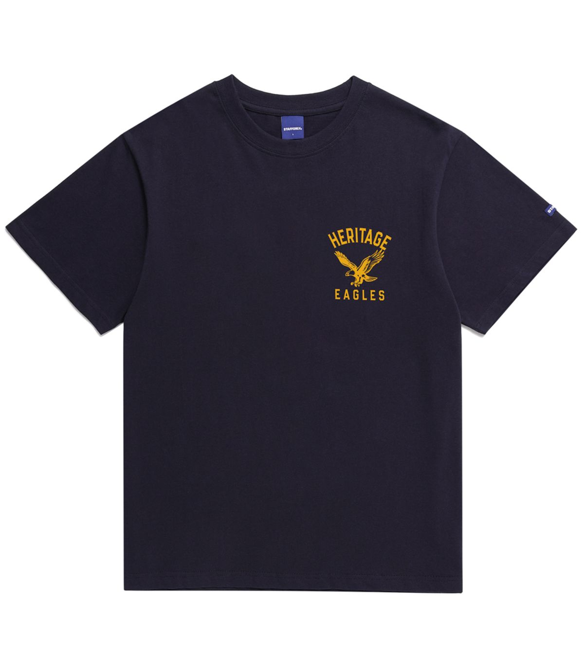 스텝온리(STAFFONLY) HERITAGE EAGLES SMALL SYMBOL TEE (NAVY)