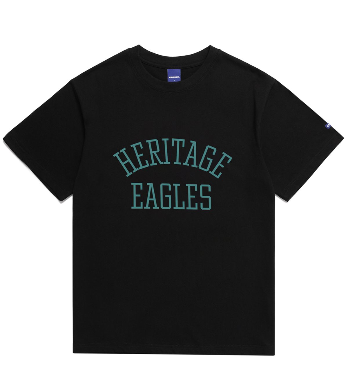 스텝온리(STAFFONLY) HERITAGE EAGLES ARCH TEE (BLACK)