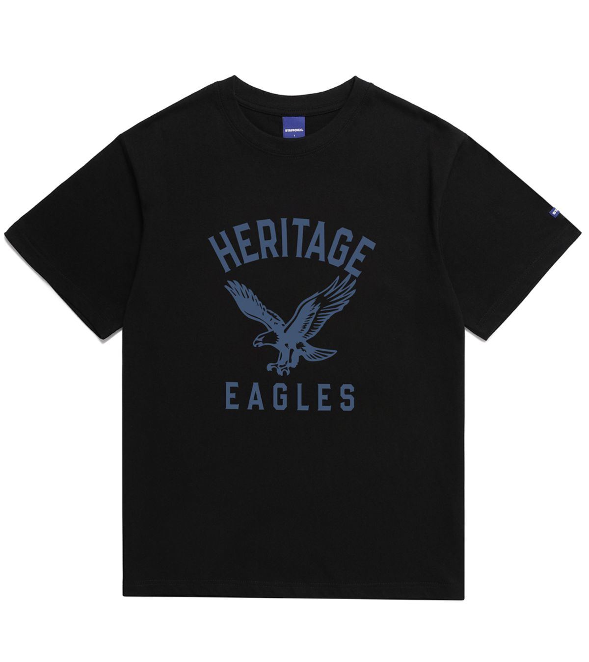 스텝온리(STAFFONLY) HERITAGE EAGLES SYMBOL TEE (BLACK)