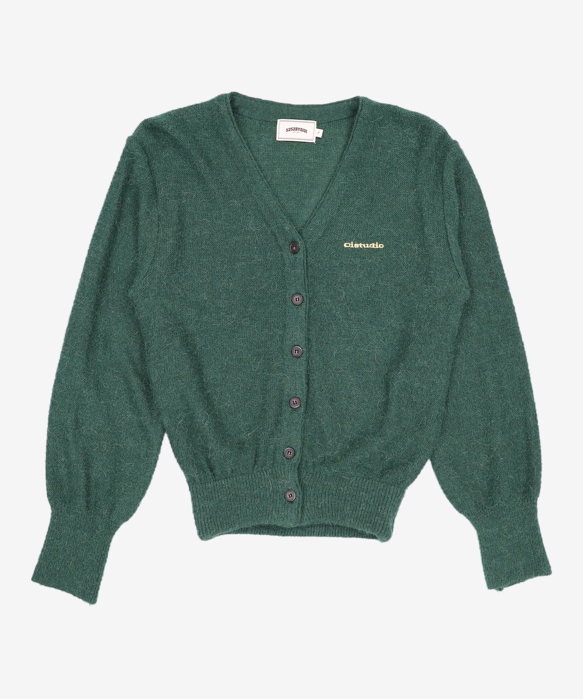 오아이오아이 컬렉션(OIOI COLLECTION) OI STUDIO CLASSIC CARDIGAN [DEEP GREEN] FREE