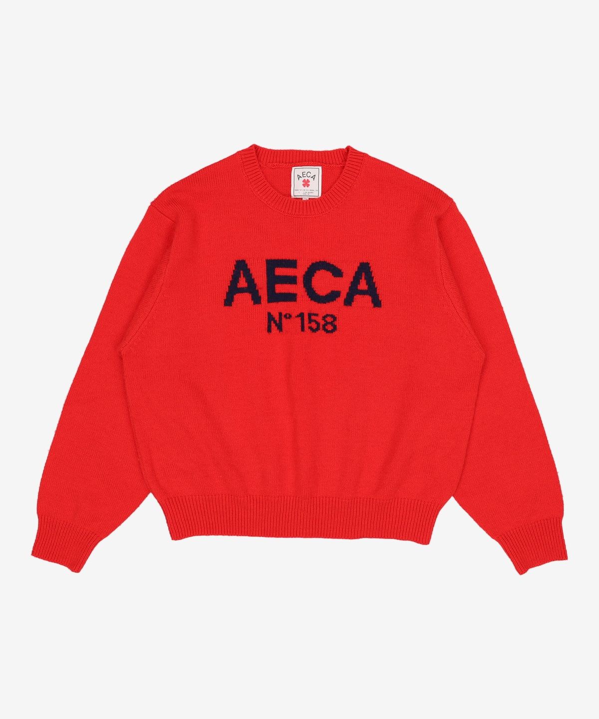 에이카화이트(AECA) AECA BIG LOGO WOOL KNIT [7color] L