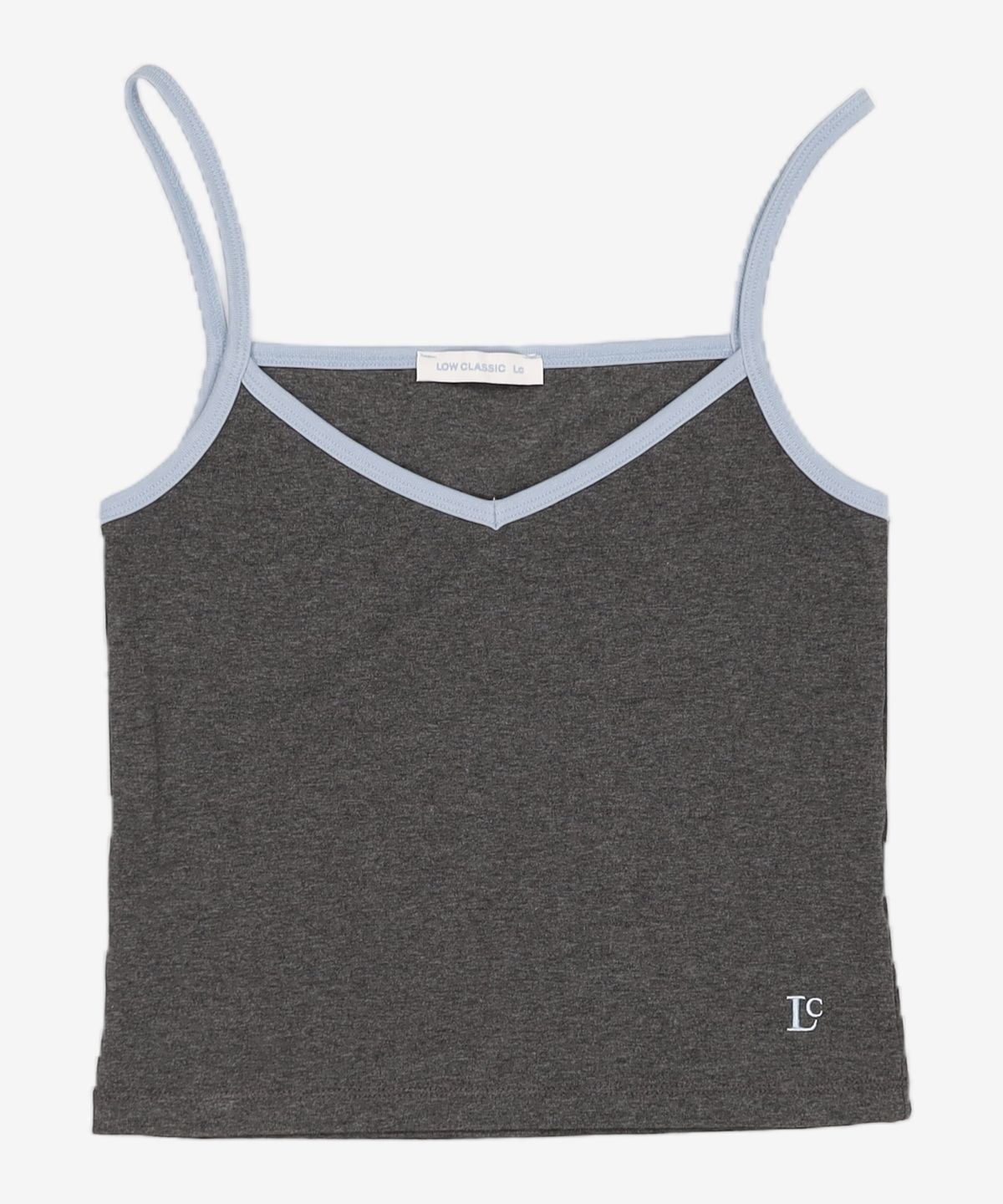 로우클래식(LOW CLASSIC) ORGANIC SILKET CAMISOLE_CHARCOAL_LC252TS05CC S