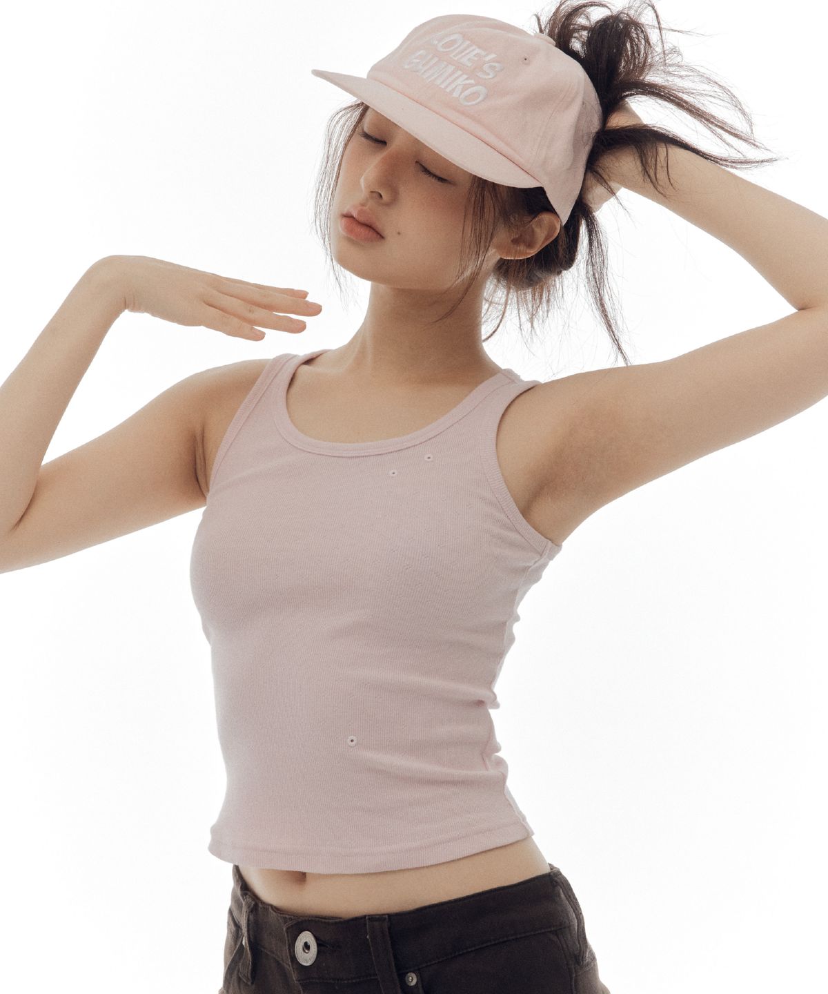 구미코(9UMIKO) MOSQUITO SLEEVELESS PINK
