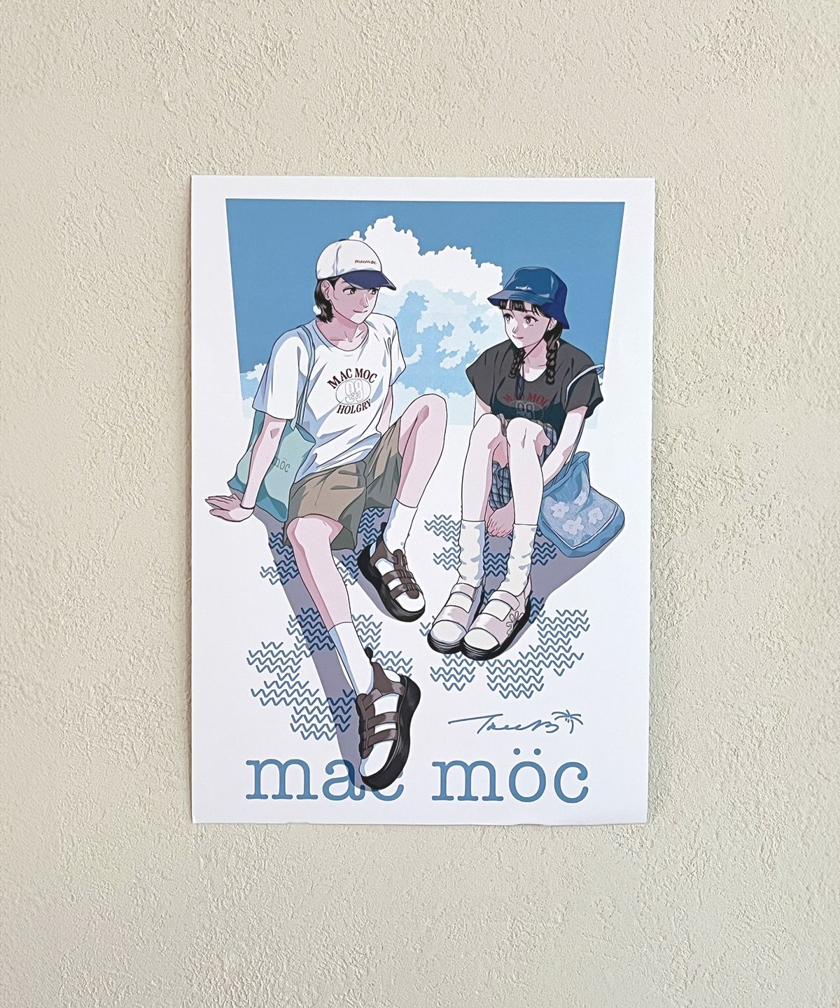 마크모크(MAC MOC) [마크모크X나무13] DUET A3 아트 포스터