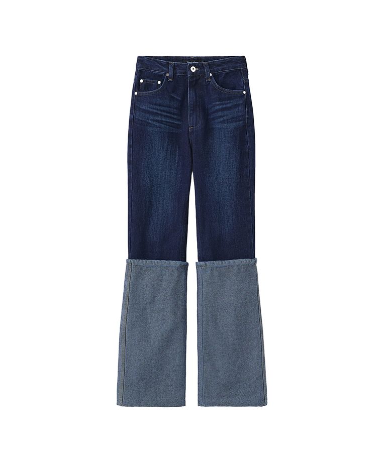 ROLL-UP FLARE JEAN