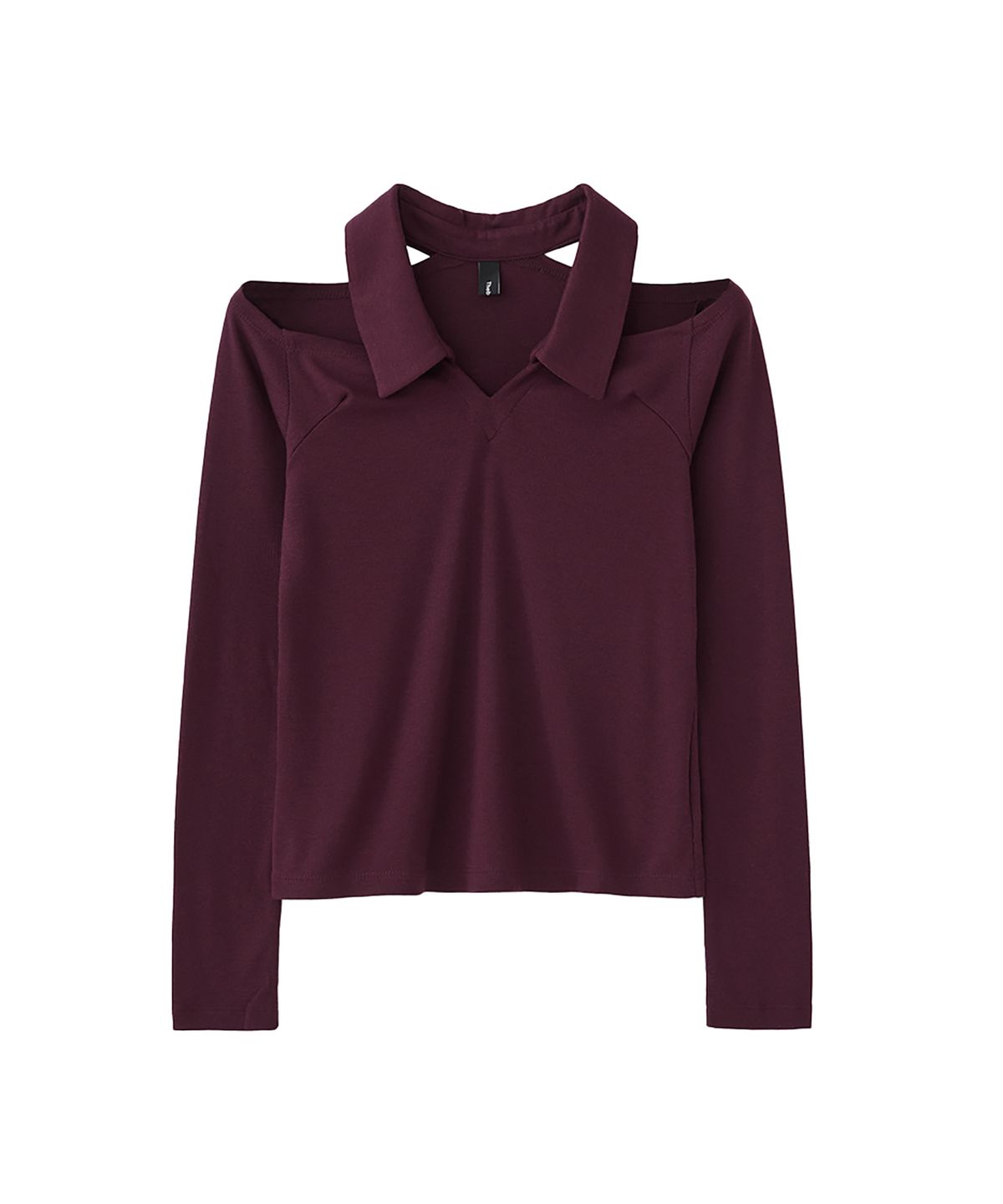 더발론(THE BALLON) V NECK OPEN LONG SLEEVE
