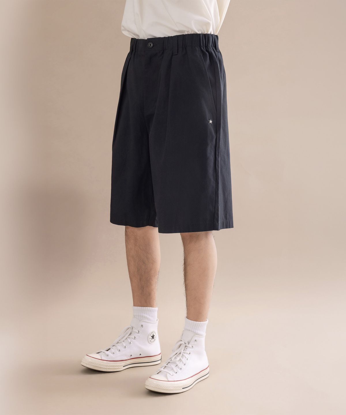 컨버스(CONVERSE) 노벨티 어반 쇼츠 블랙 MCK063-023