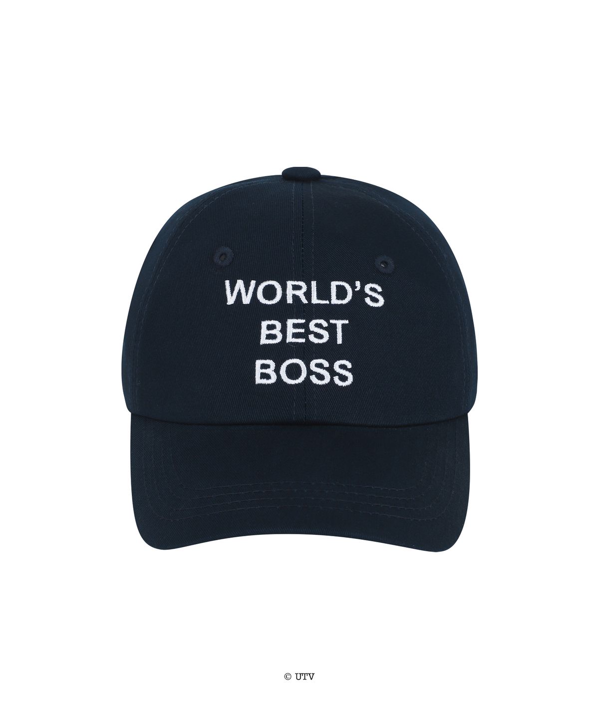얼렁뚱땅 상점(ULDD STORE) [The Office] WORLDS BEST BOSS Ball Cap Navy