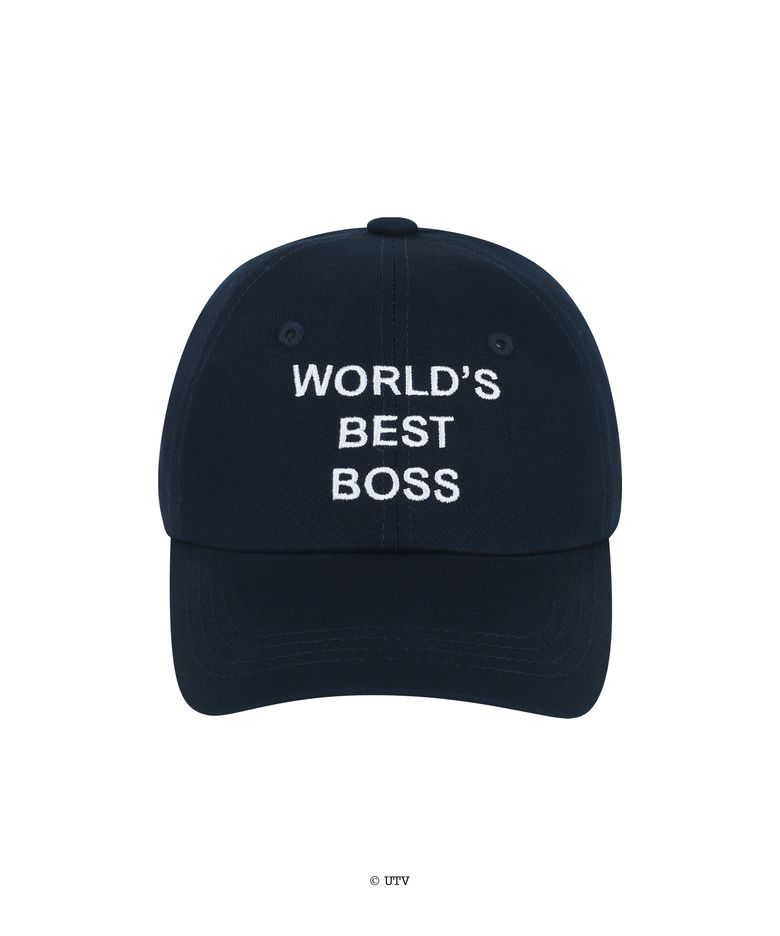 [The Office] WORLDS BEST BOSS Ball Cap Navy