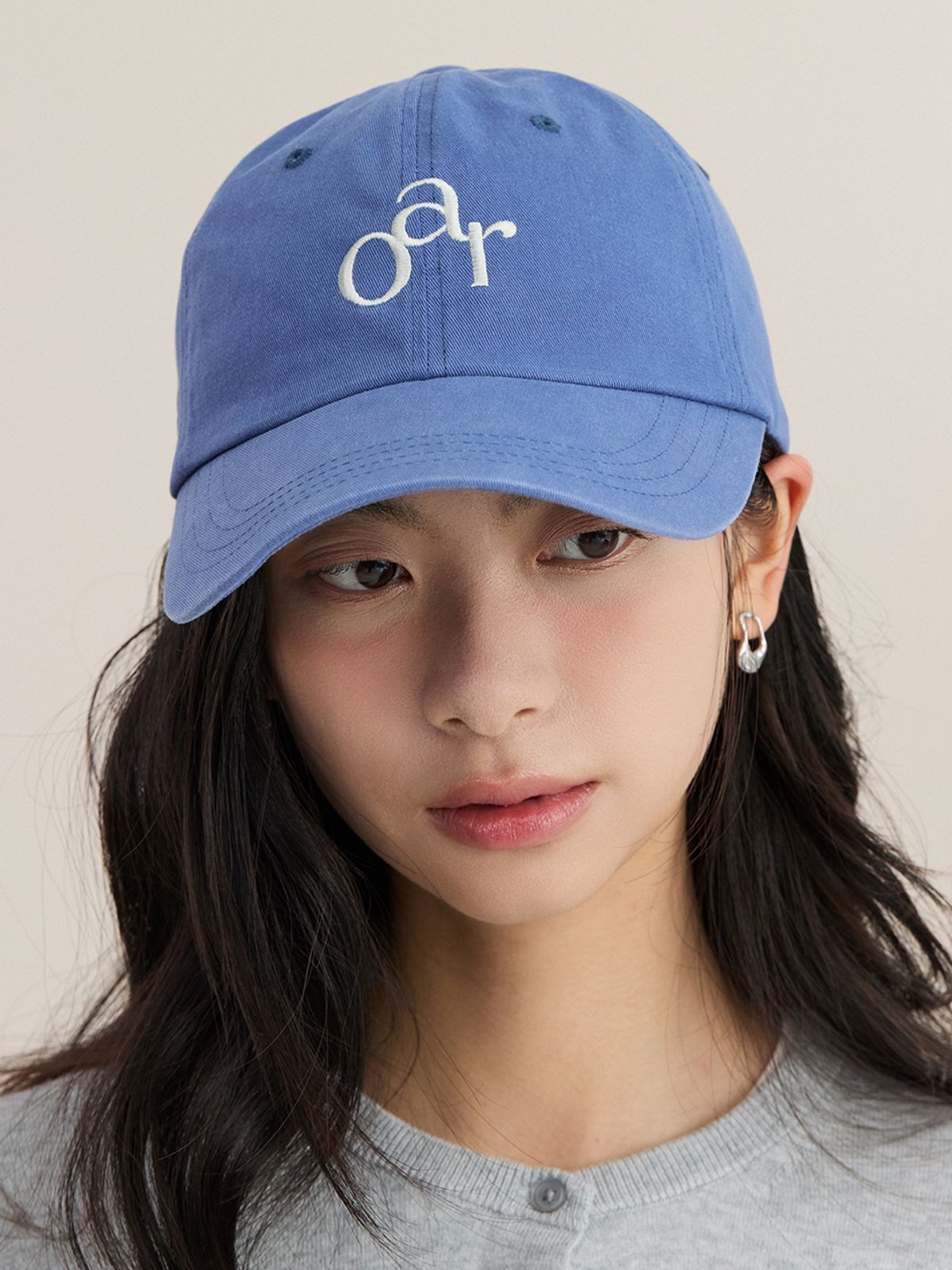 오에이알(OAR) 빈티지 로고 볼캡 [블루]