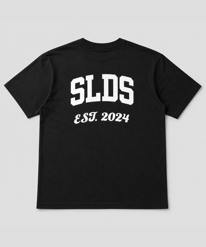 SLDS 헤리티지 로고 티셔츠 (블랙)
