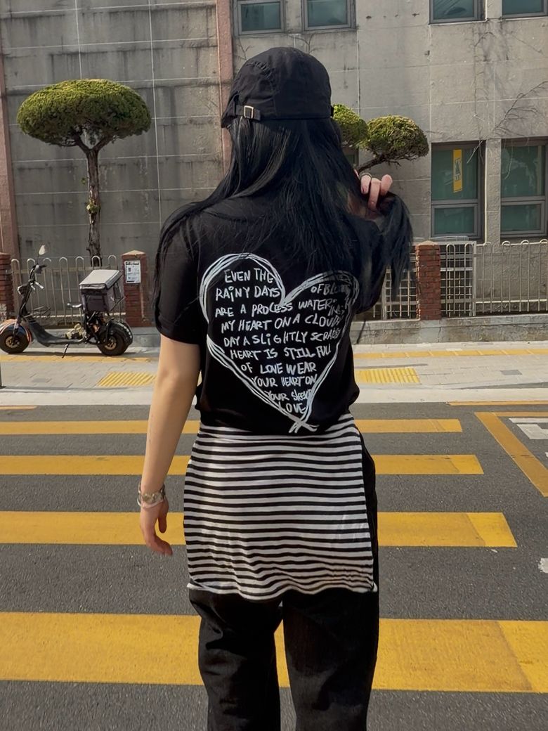 Archive09 raw heart 반팔 티셔츠