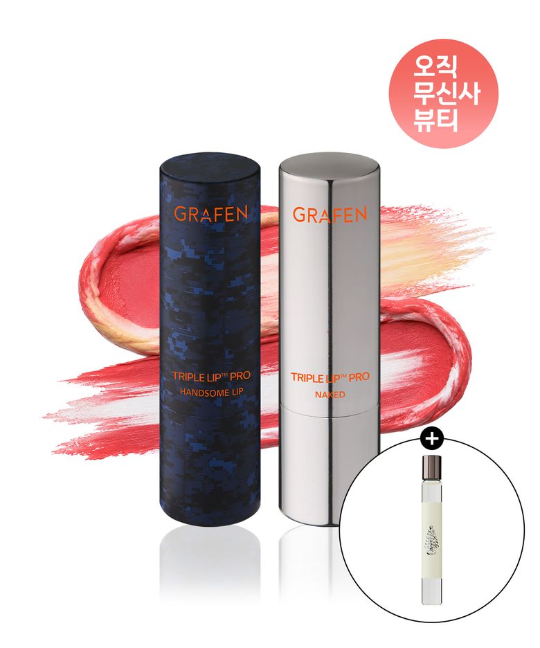 [2PACK] 생기립밤 트리플립 프로(+타투 퍼퓸 롤온 11ml증정)