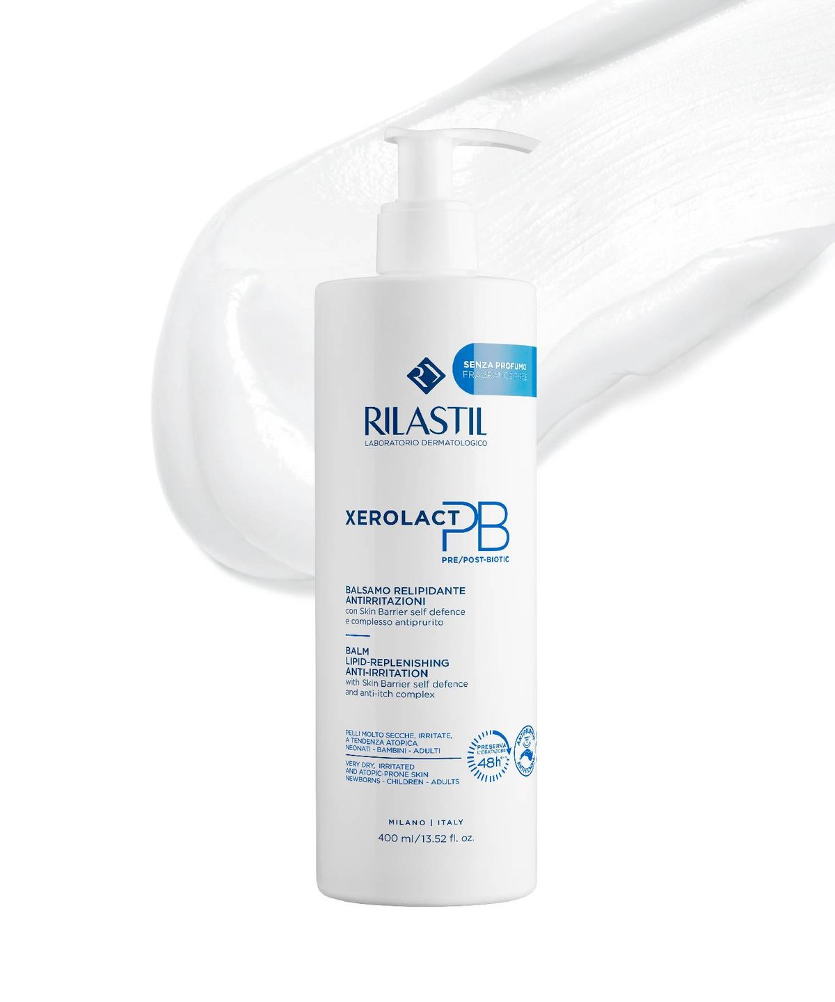 릴라스틸(RILASTIL) 릴라스틸 제로락트 PB 밤 400ml