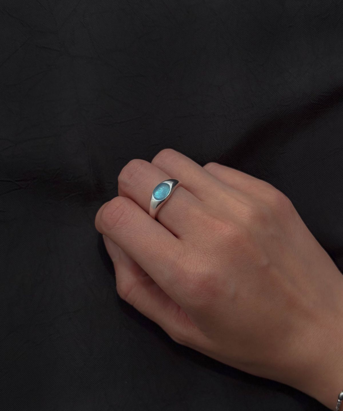 바라두(BARADU) 925 Ocean stone ring