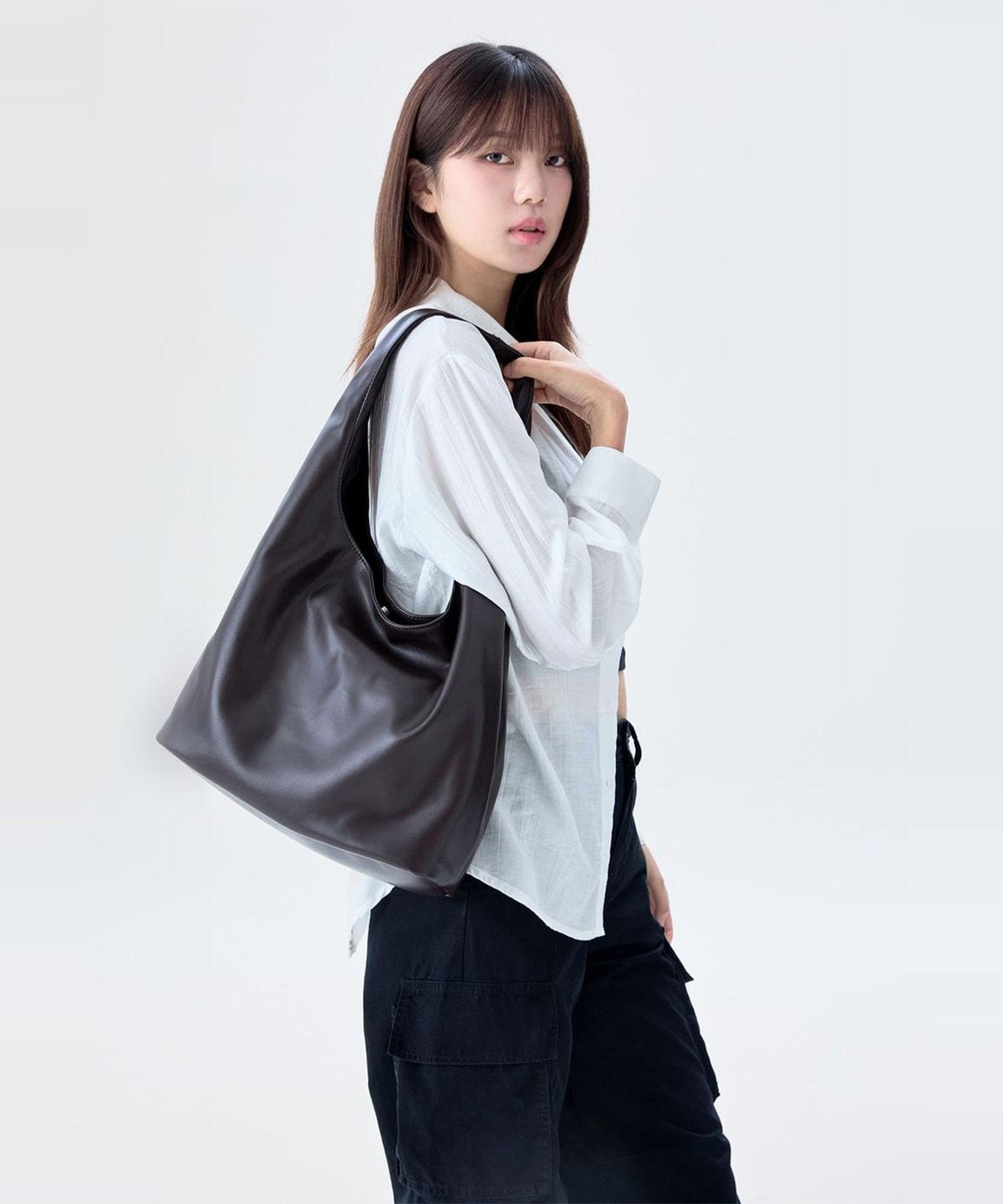 미쏘(MIXXO) 소프트 라지 호보백 RE BGG40QB_MIABGG94QB