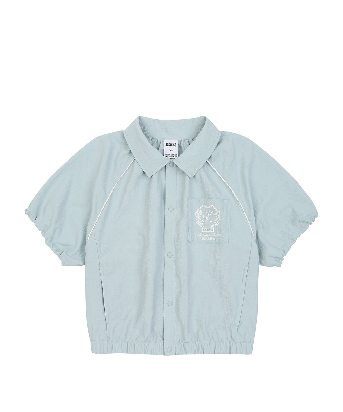 케이스위스(K-SWISS) 여성 시어서커 볼륨 셔츠_1KSJKMV507LB