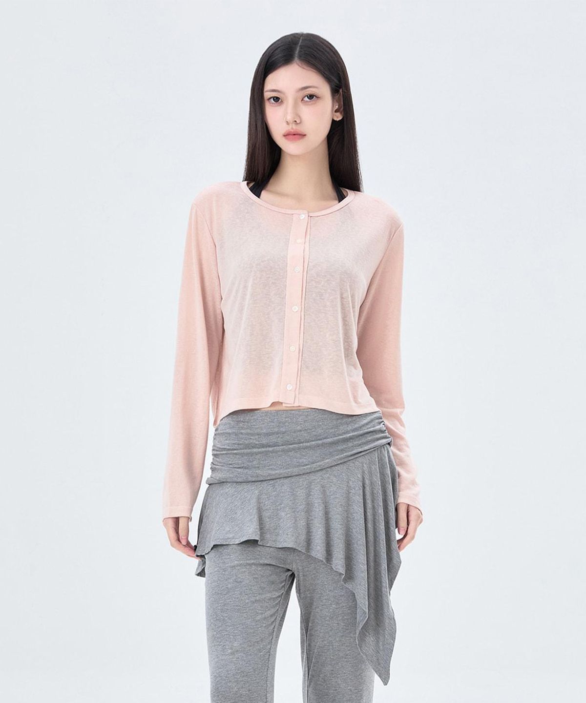 미쏘(MIXXO) 가디건형 티셔츠_MIWCMG91AA