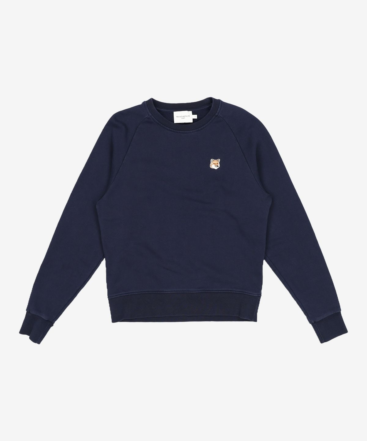 메종 키츠네(MAISON KITSUNE) 폭스헤드 여성 스웨트 셔츠 AW00303KM0001 H150 GREY M