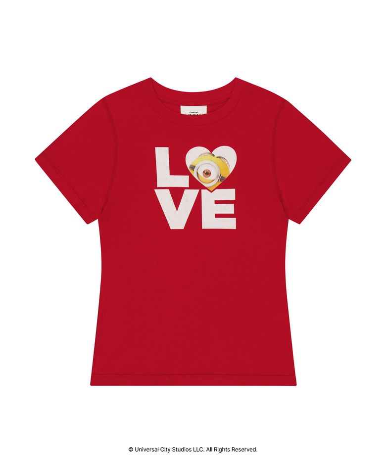 [미니언즈] LOVE Tee Red