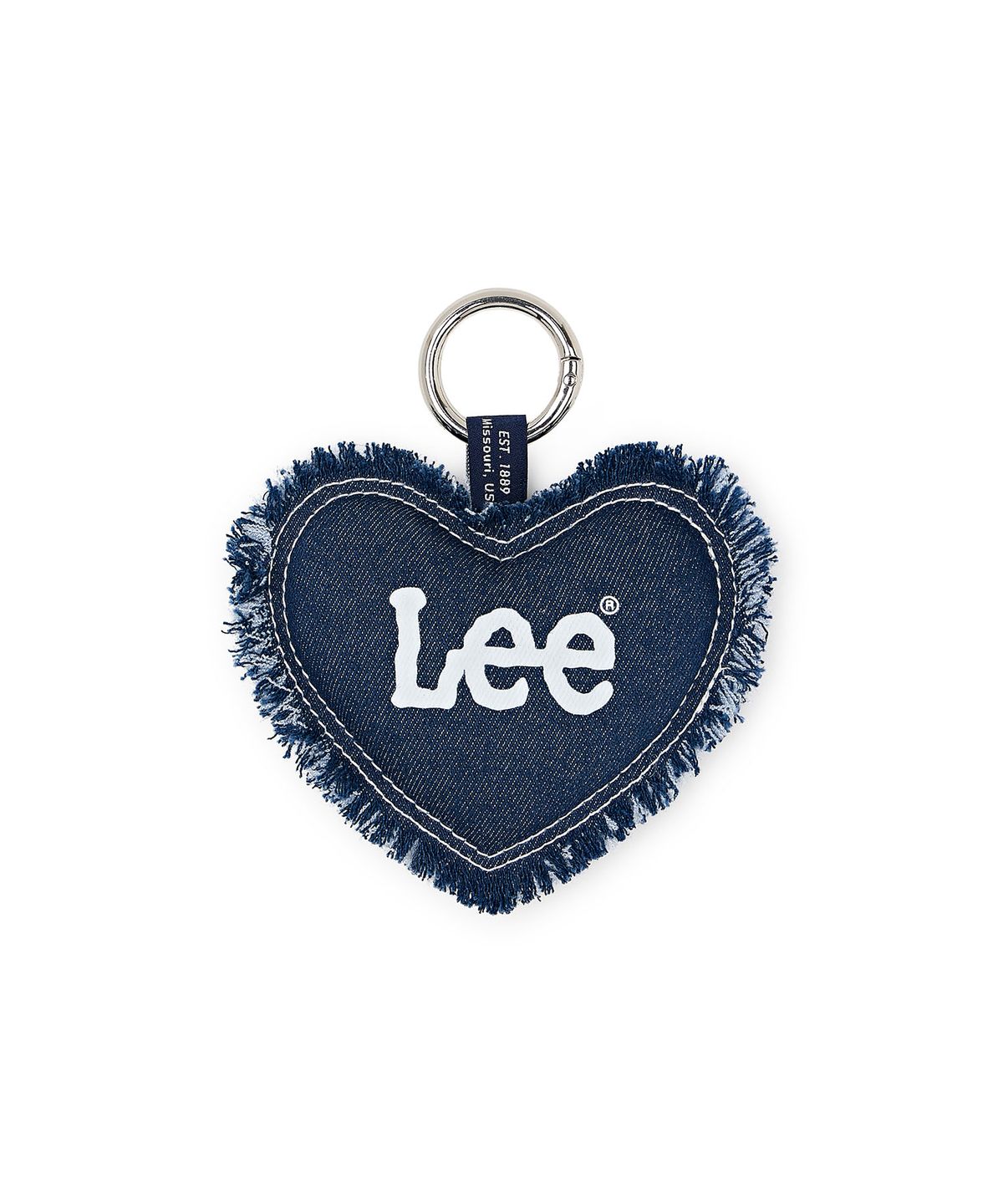 리 키즈(LEE KIDS) 하트 데님 키링 인디고 LK2603TC02IN