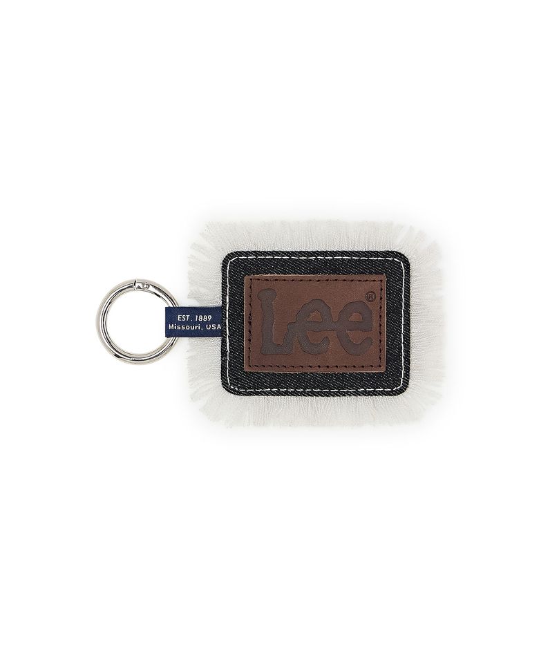 LEE 데님 패치 키링 블랙 LK2603TC01BK