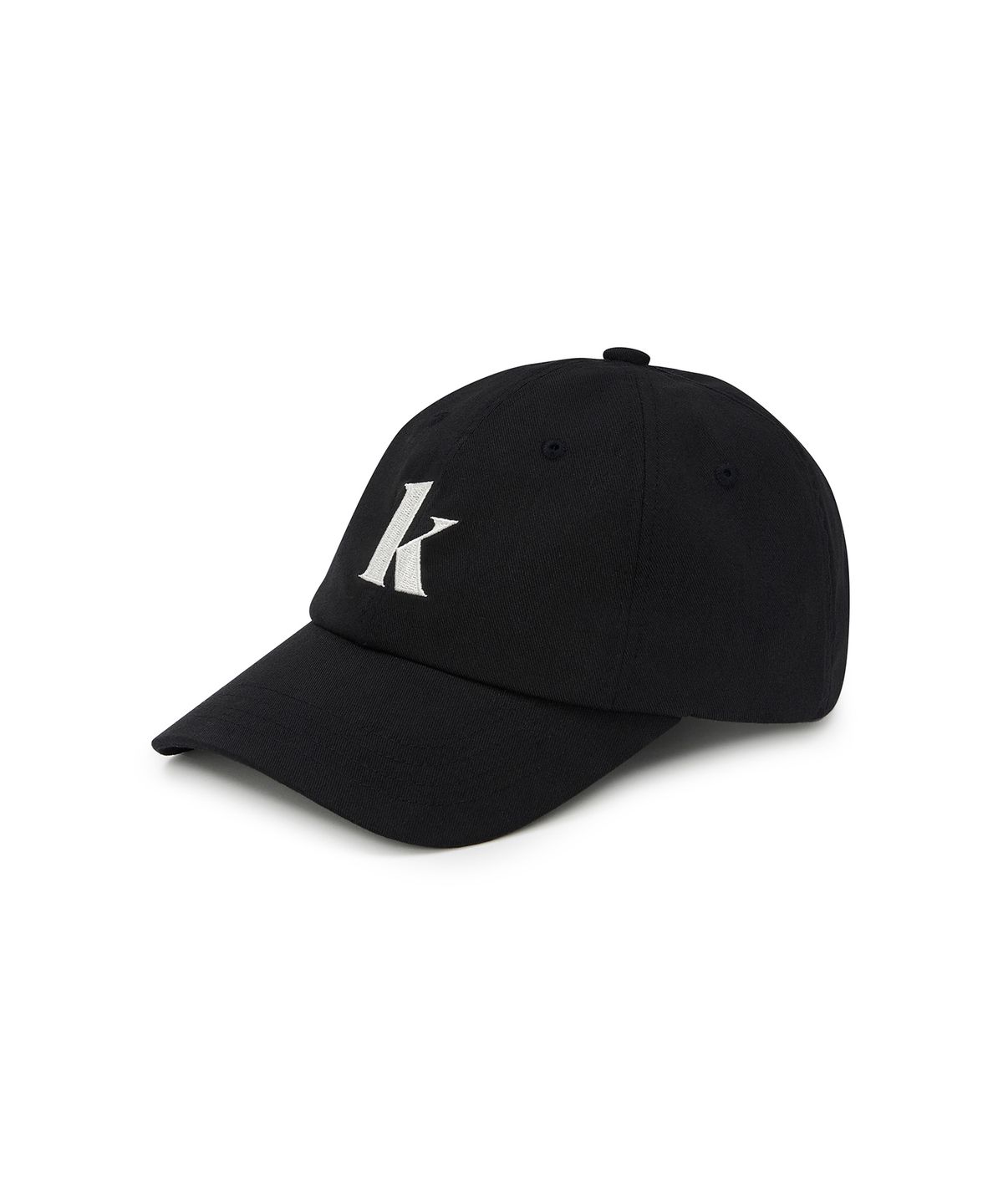 콤팩트 레코드 바(KOMPAKT RECORD BAR) K Logo Curved Cap - Black