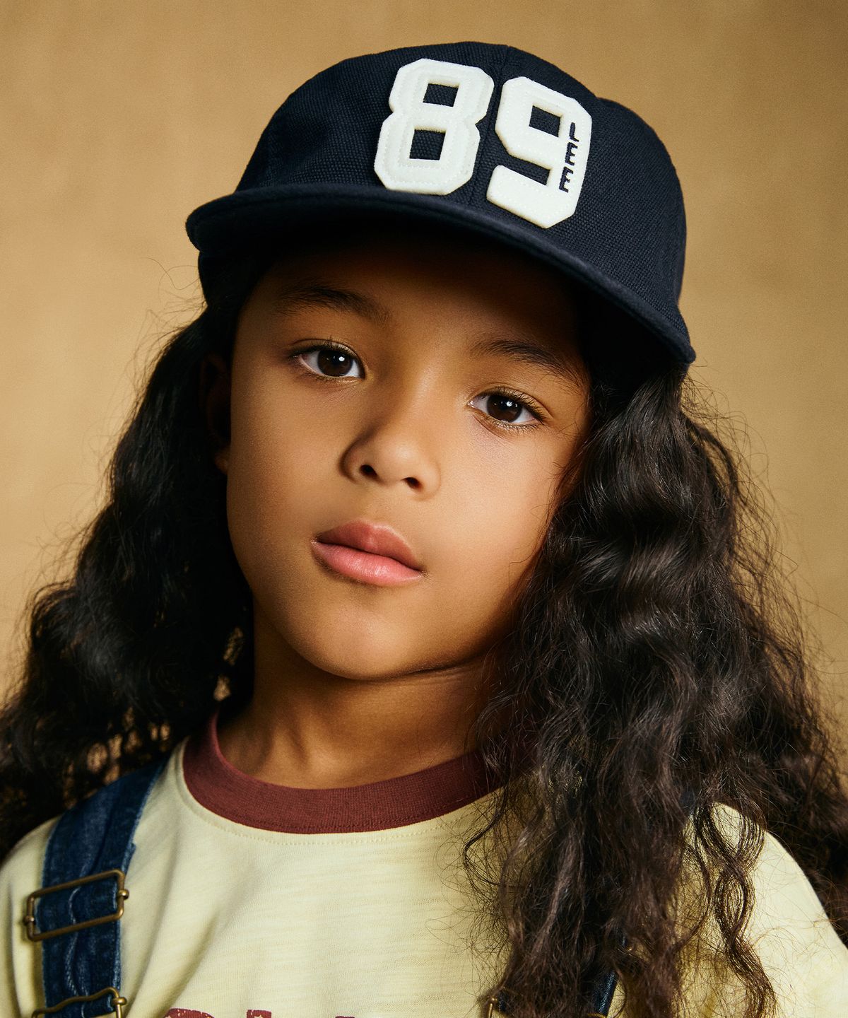 리 키즈(LEE KIDS) 패치 옥스포드 플랫캡 네이비 LK2603CA11NA