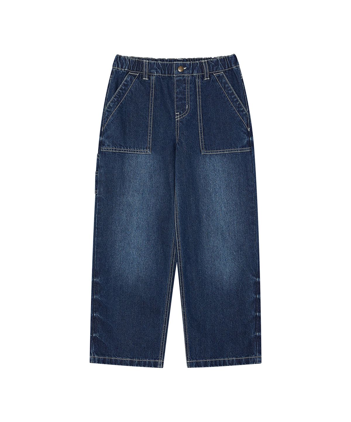 리 키즈(LEE KIDS) 퍼티그 루즈 스트레이트 데님 팬츠 인디고 LK2603IP20IN