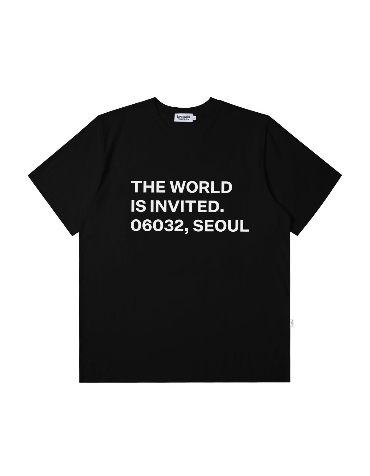 콤팩트 레코드 바(KOMPAKT RECORD BAR) TWII Seoul T-shirt - Black