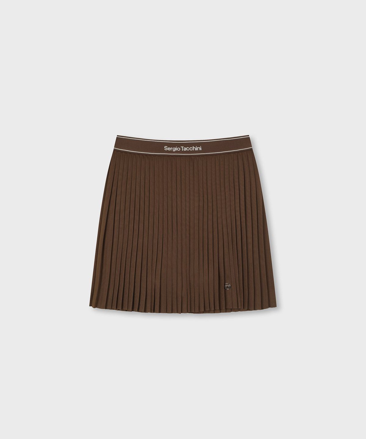 세르지오 타키니(SERGIO TACCHINI) W 타키니 플라잉 잔플리츠 스커트 (D.Brown)