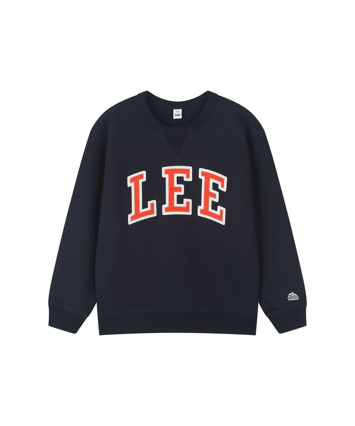 리 키즈(LEE KIDS) 컬리지 로고 스웻셔츠 네이비 LK2603CR10NA
