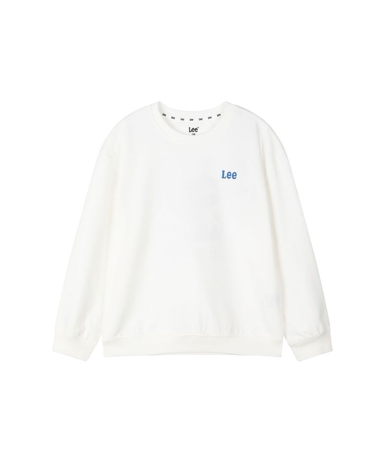 LEE RIDERS 라글란 그래픽 티셔츠 화이트 LK2603LT12WH