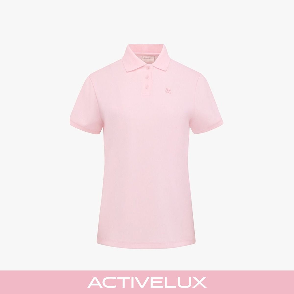 페어라이어 골프(FAIRLIAR GOLF) 루즈핏 폴로 티셔츠 (핑크)