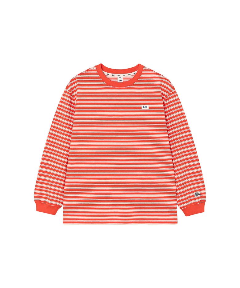 잔스트라이프 긴팔티셔츠 오렌지 LK2603LT04OG