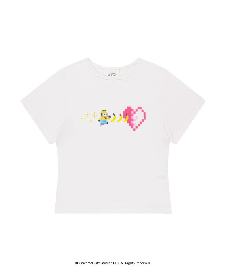 [미니언즈] 8bit Tee White
