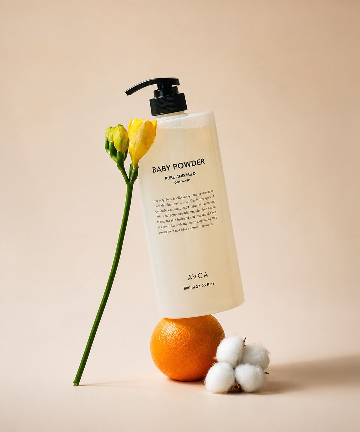 아브카(AVCA) 퓨어 앤 마일드 바디워시 베이비파우더 800ml
