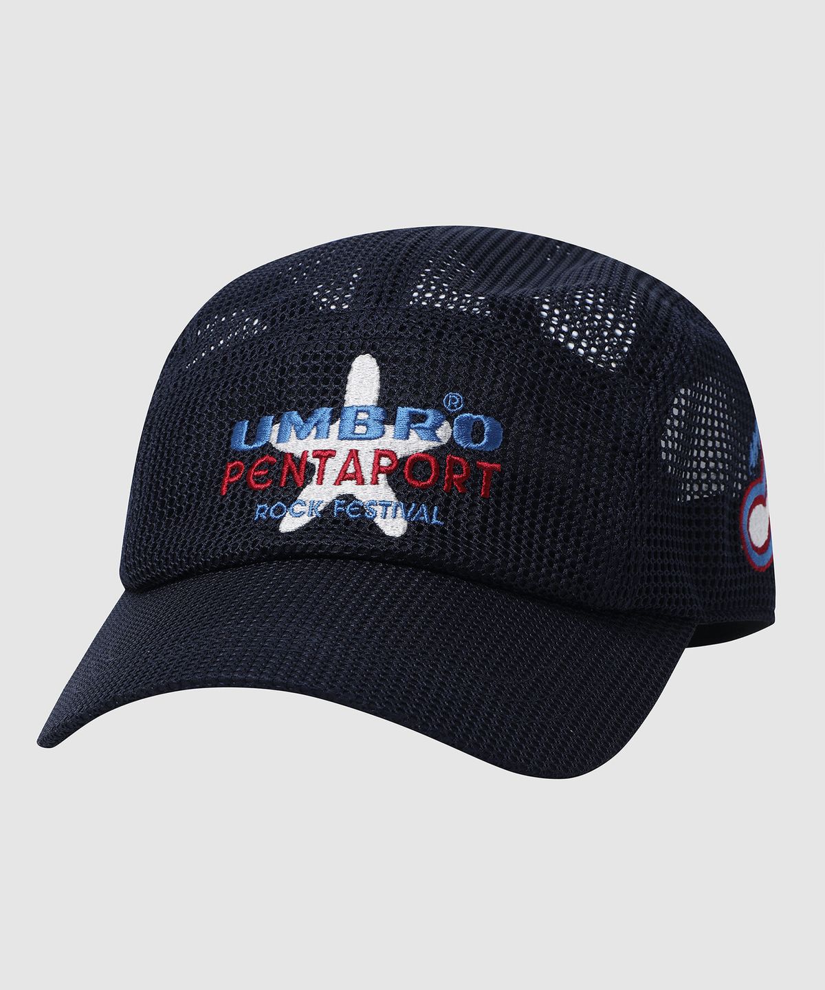 엄브로(UMBRO) 2026 PENTAPORT XUMBRO 메쉬 캠프캡 네이비 UR323OCP81