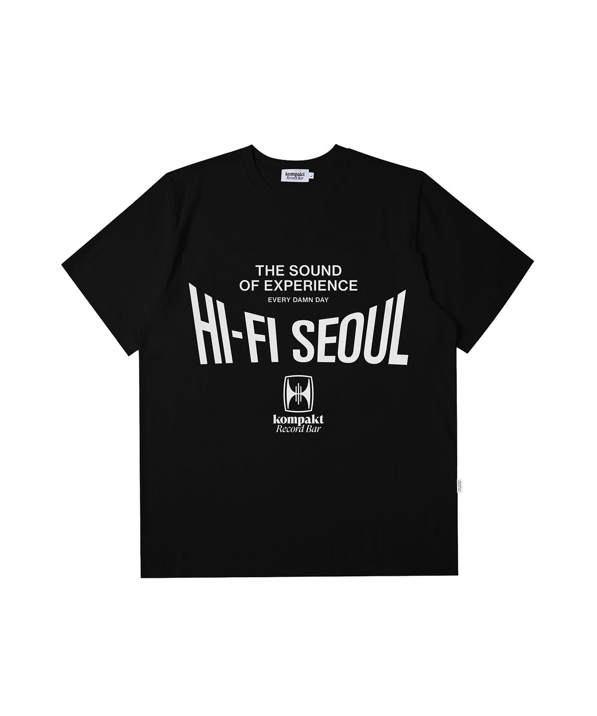 콤팩트 레코드 바(KOMPAKT RECORD BAR) 2026 Hi-Fi Seoul T-shirt - Black