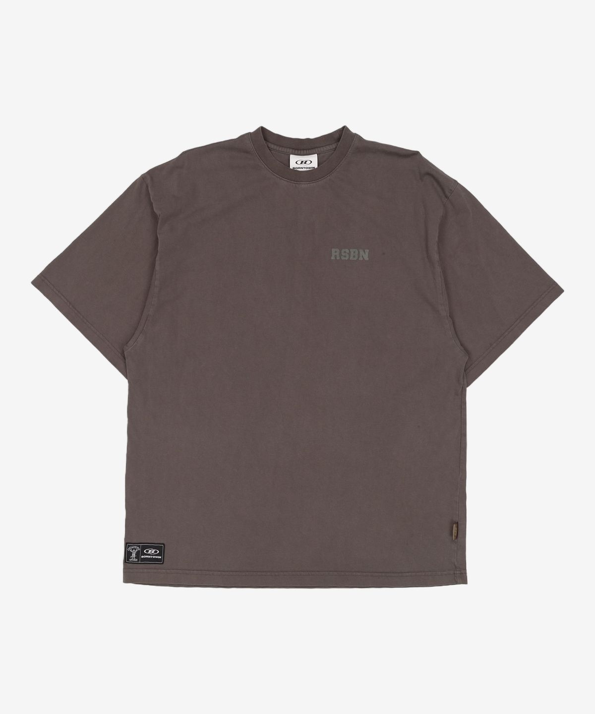 본투윈(BORN TO WIN) RSBN OVER FIT T-SHIRTS [MELANGE GREY] 1