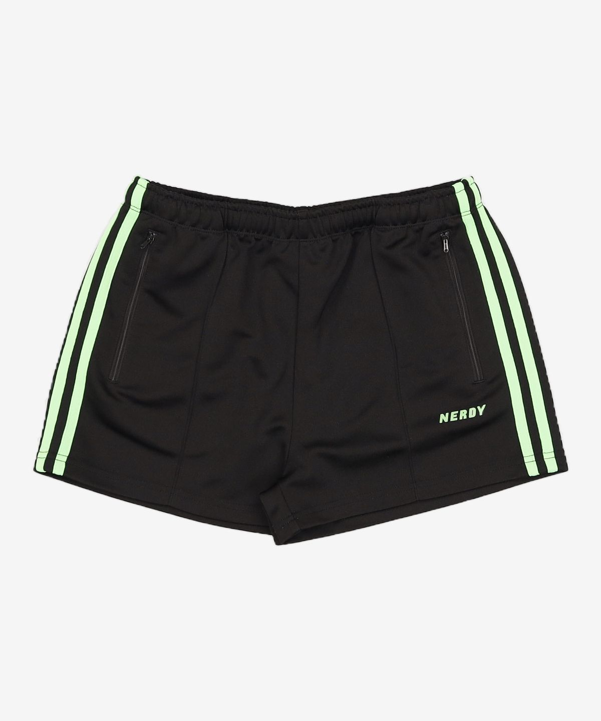 엔디와이(NDY) NY Track Shorts Black / Green FREE