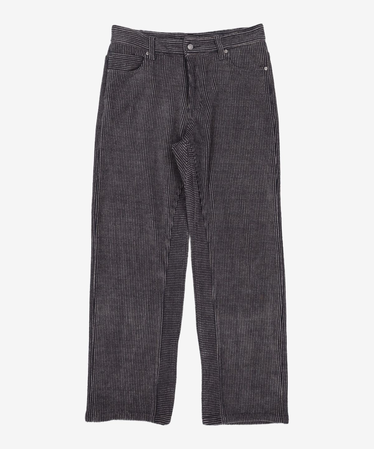 애드오프(ADDOFF) STRIPE FEATHER PANTS BLACK 50