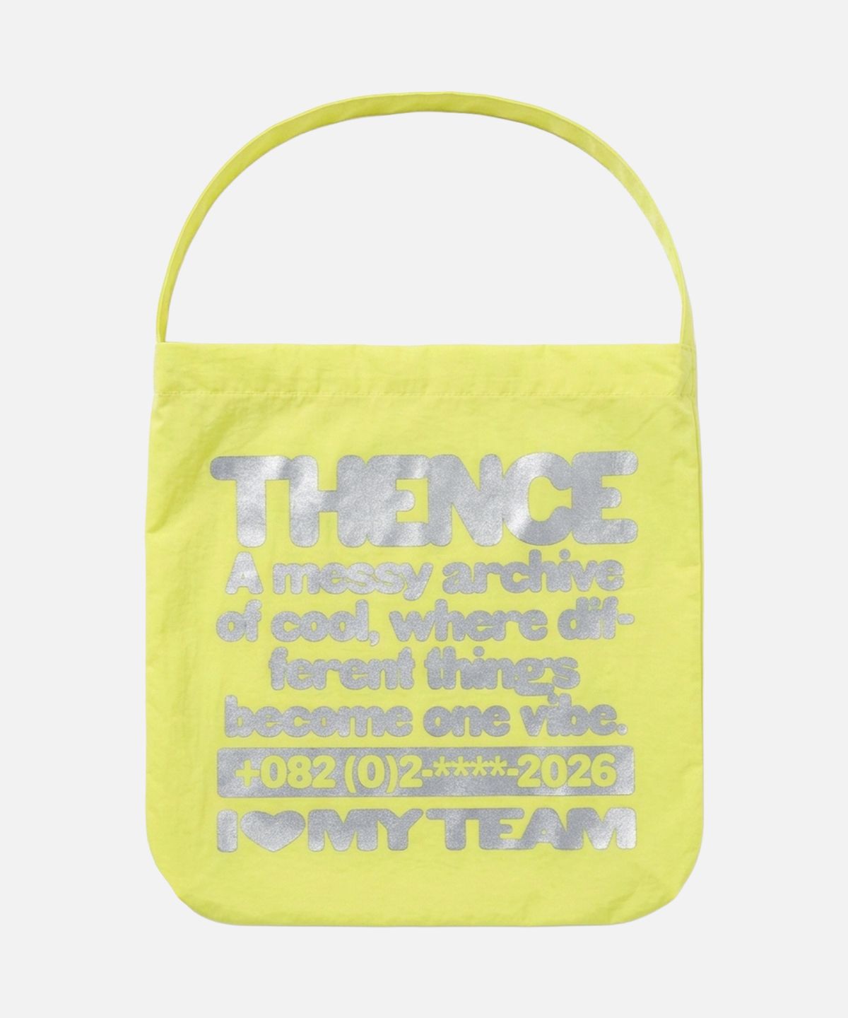 덴스(THENCE) Daily Shoulder Bag_Yellow