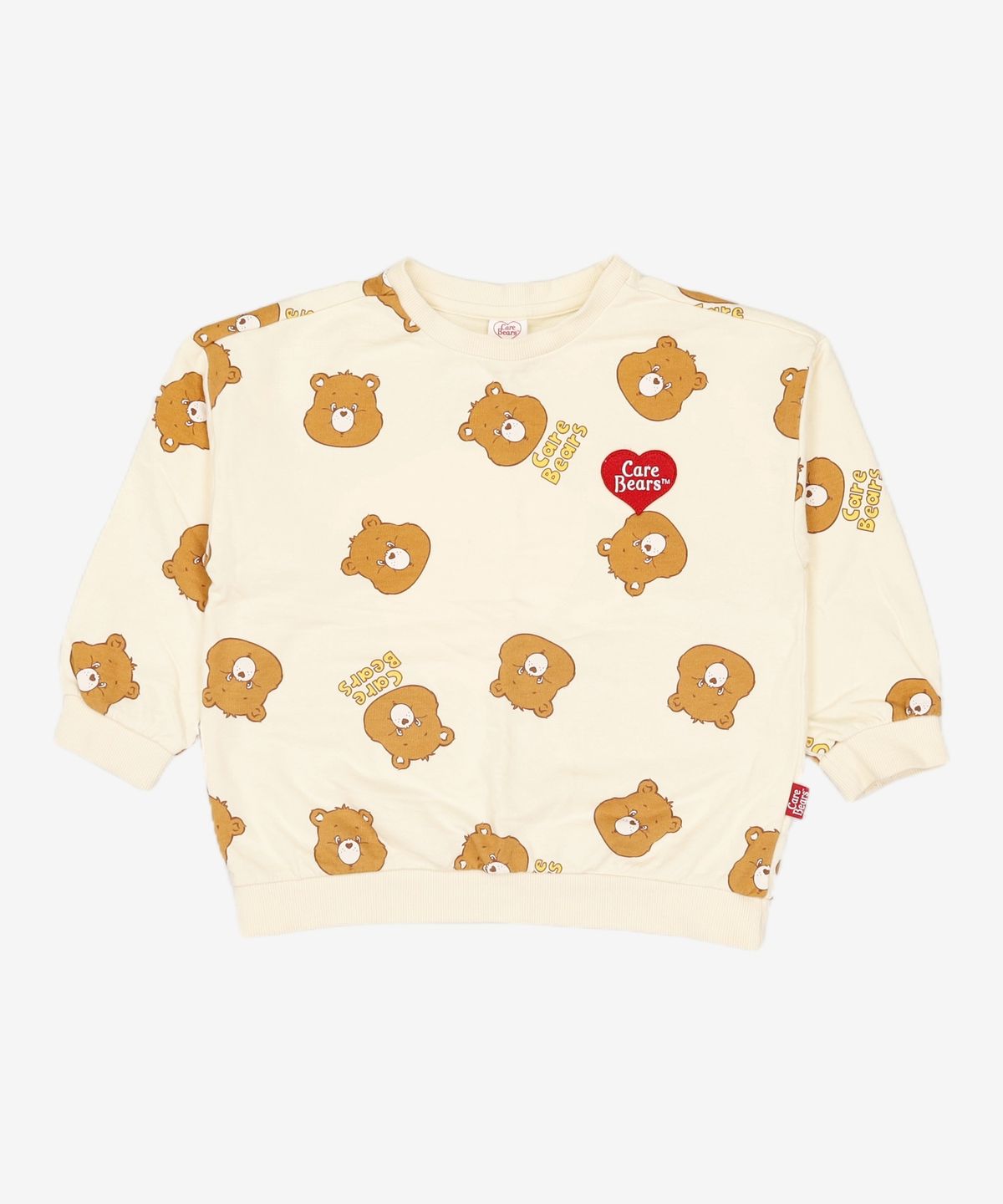 케어베어(CAREBEARS) 동글동글 텐더하트베어 맨투맨 티셔츠 120