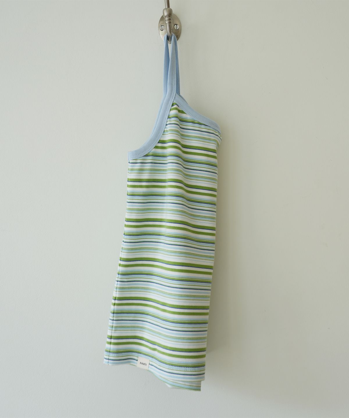 나츠(NAATS) Multi stripe sleeveless, multi green