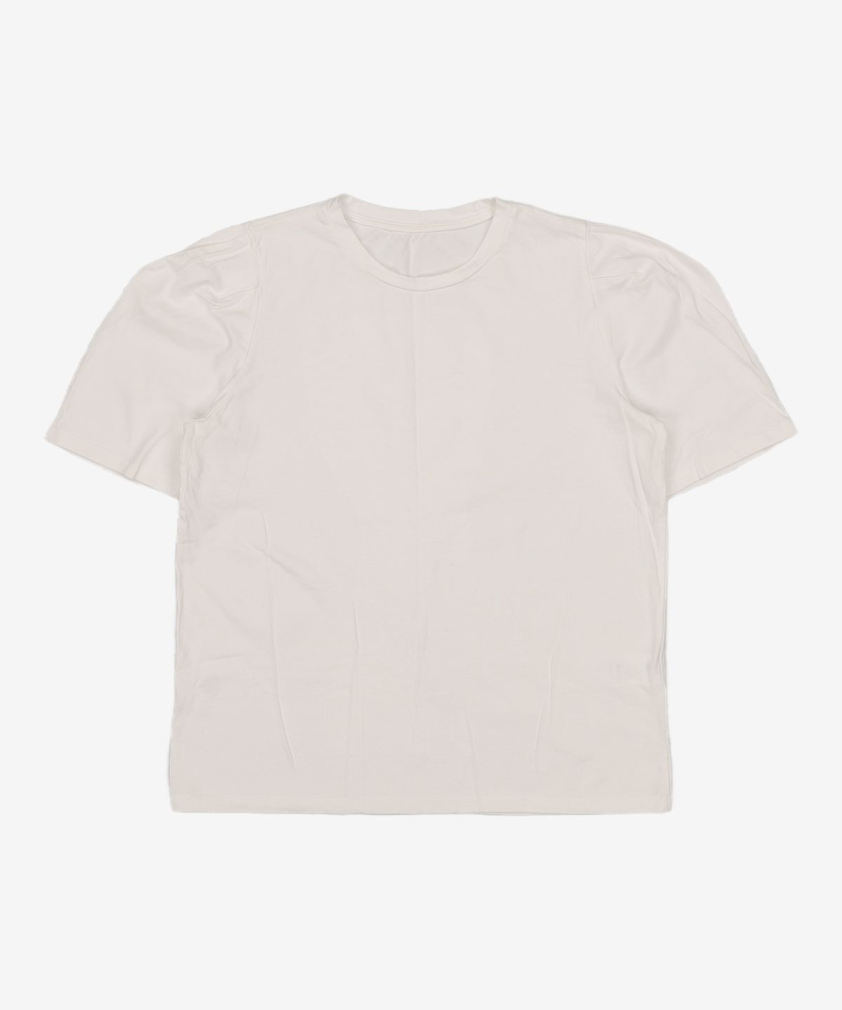 비뮤즈맨션(BEMUSE MANSION) Curved short sleeve tee - Black FREE