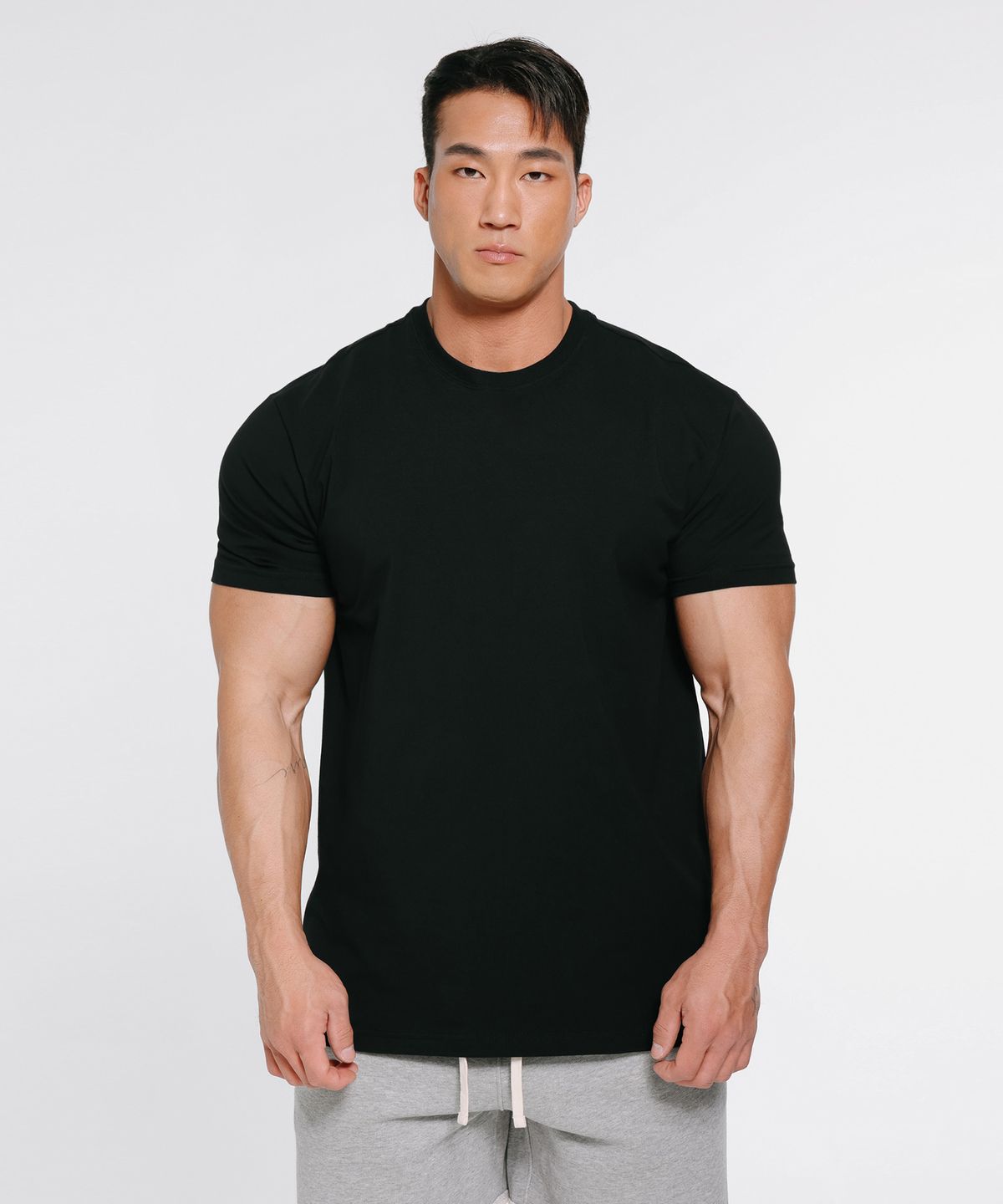 랩스온랩스(REPSONREPS) 모달스판 머슬핏 반팔 2컬러