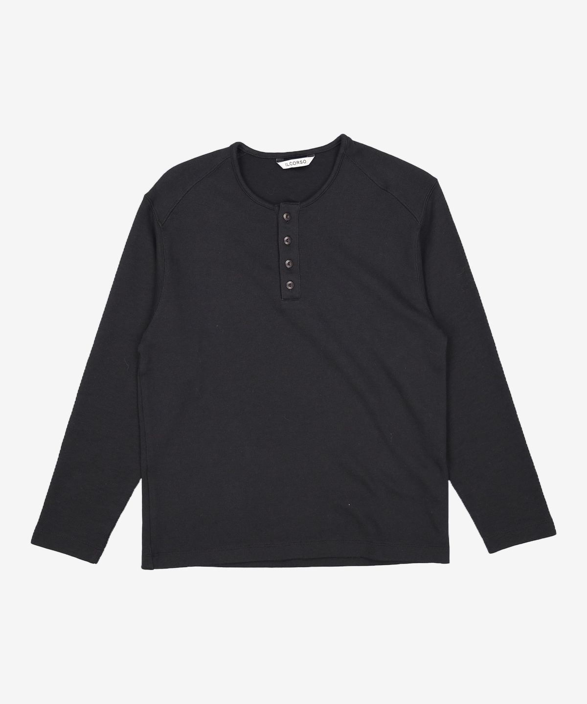 일꼬르소(IL CORSO) 에센셜 헨리넥 롱슬리브 블랙 IETS5F504BK M